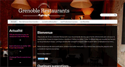 Desktop Screenshot of grenoble-restaurants.com